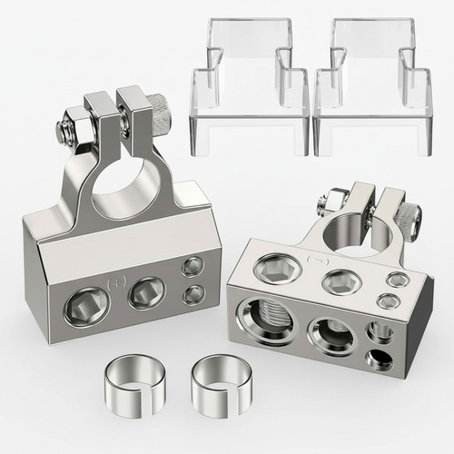 Terminal De Bateria Borne Cable Potencia Negativo Positivo