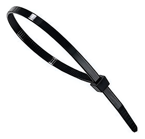 Precintos De Plastico 150mmx3,5 Mm X100 Unidades Color Negro