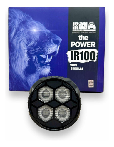 Faro Led 3,1 Blanco 40w 4 Chips Led Osram Iron Led 12v/24v