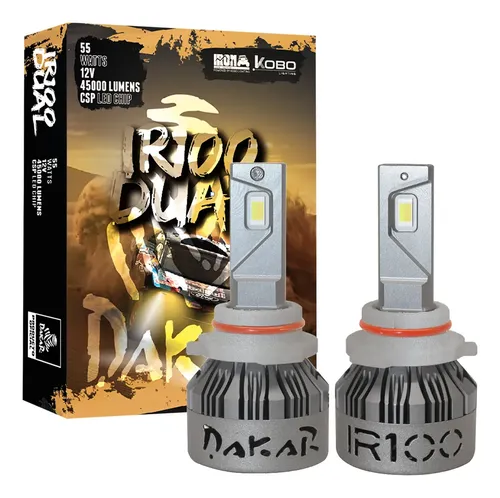Kit Cree Led Ir100 Dakar Dual Csp Luz Fria Calida Ambar 55w 9006 Hb4 Gris Blanco Frio Calida Ambar