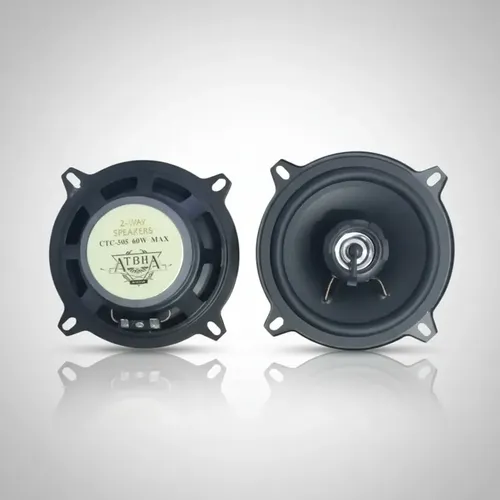 Kit Parlante Dual 5 Pulgadas 60w 2 Vias Atbha Negro