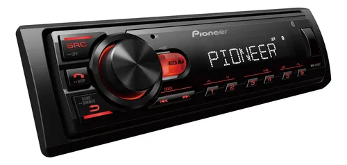Estereo Pioneer Bluetooth Usb Radio Fm 1 Din Frente Fijo