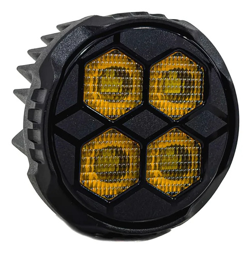 Faro Redondo Led 3 Pulgadas Color Ambar Iron Osram 20w