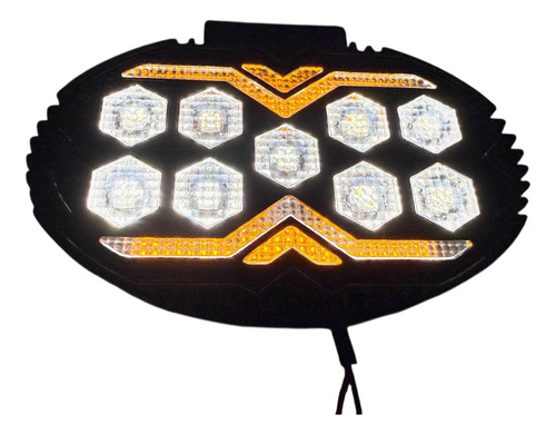 Faro Led Ovalado 5,5 Pulgadas Chip Led 12ooo Lumenes 24 W