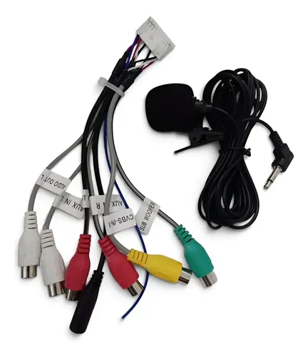 Ficha De Audio Rca Plug Mirofono Externo Central Multimedia