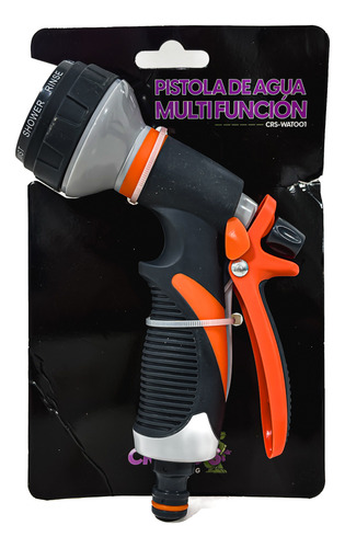 Pistola De Riego Ajustable Multifuncion Manual Agua