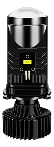 Kit Cree Led Y6 Super Canbus Csp Proyector Lupa H4 Negro Blanco Frío