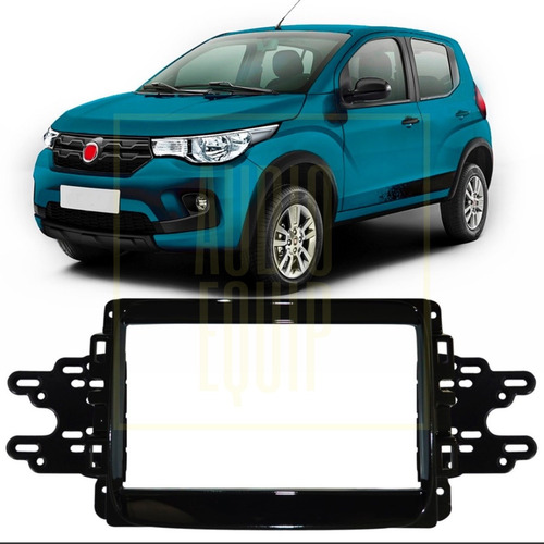 Marco Adaptador 2 Din Fiat Mobi Original Dvd Multimedia