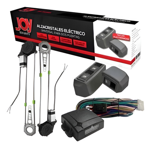 Kit Alzacristales Universales Electricos 2 Ptas Calidad Sup.