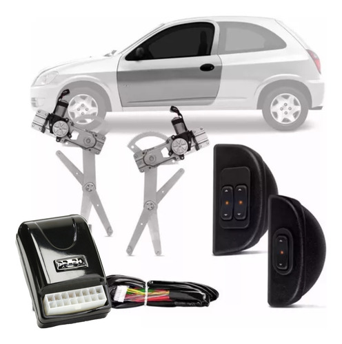 Kit Alza Cristal Electrico Chevrolet Celta 3 Puertas Dp20