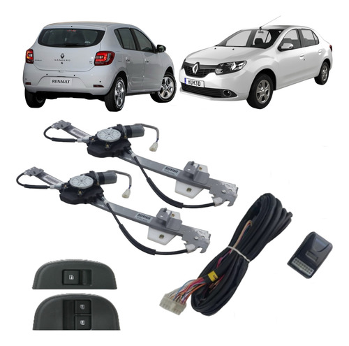 Kit Alza Cristal Electrico Nuevo Renault Logan Sandero Dp20