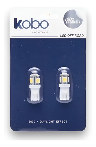 T10 W5w Led Posición 5 Puntas 12951 Por Par