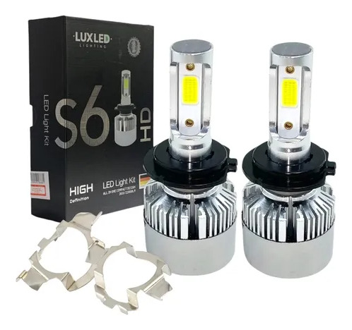 Luces Led Cree H7 S6 + Adaptador Para Vw Bora Vento Clio