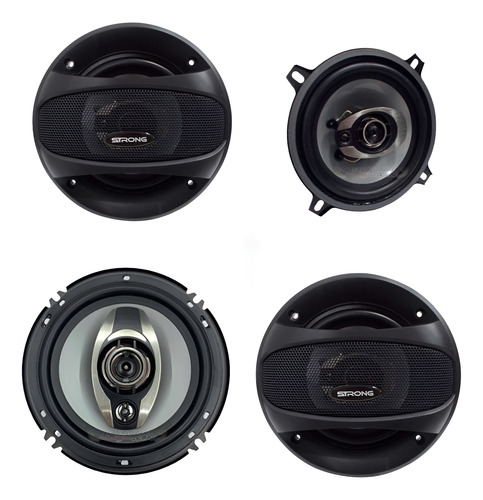 Combo Parlantes 6.5 Pulgadas Strong 450w + Parlante 5  350w