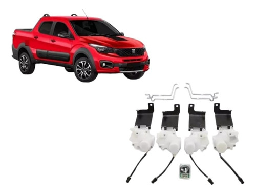 Kit Cierre Centralizado Nueva Fiat Strada 2020 4 Ptas Dp20