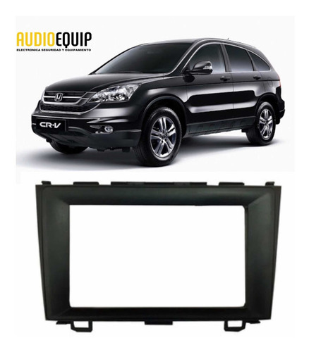 Frente Marco Adaptador Doble Din Honda Crv 2006 A 2012