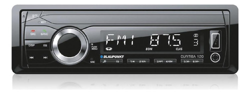 Estéreo Automotriz Blaupunkt Curitiba 120 Bluetooth Usb 20w Negro