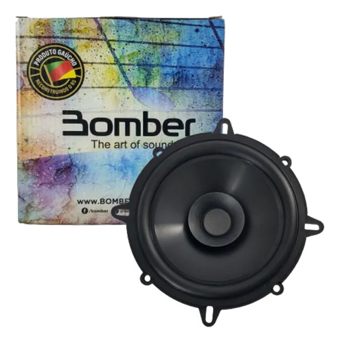 Par Parlantes Bomber 5 1/4 Pulgadas Cono Dual 35w Rms 4 Ohms