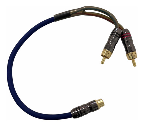 Cable Rca Derivador Y 1 Hembra 2 Macho Luxe Potencias 30cm