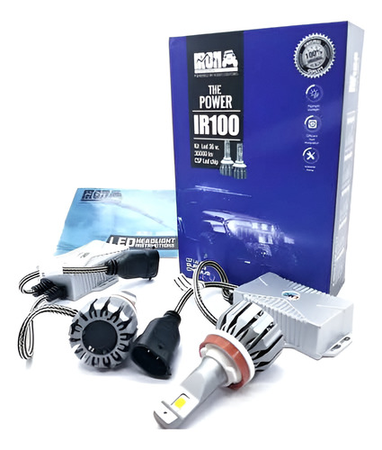 Kit Cree Led Canbus H11 H8 H9 Ir100 Autos Alta Gama No Error